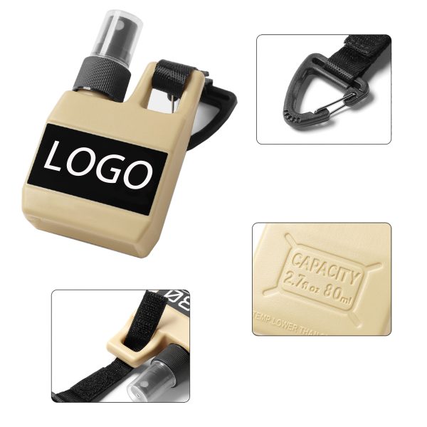 2.7oz/80ml Travel Portable Plastic Spray Bottle