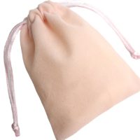 6" x 4" Velvet Drawstring Gift Pouch - Image 2