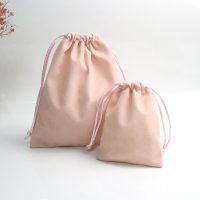 6" x 4" Velvet Drawstring Gift Pouch - Image 3