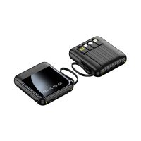 Mini Pocket Power Bank 20,000 mAh With Detachable Cable - Image 3