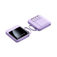 Mini Pocket Power Bank 20,000 mAh With Detachable Cable - Image 4
