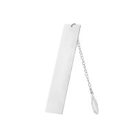 1" x 5.1" Stainless Steel Bookmark - Image 2