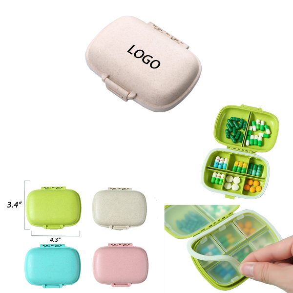 Easy-Carry 8 Compartment Pillbox