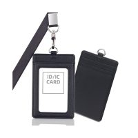 PU Leather Card Holder With Lanyard - Image 2