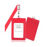 PU Leather Card Holder With Lanyard - Image 3