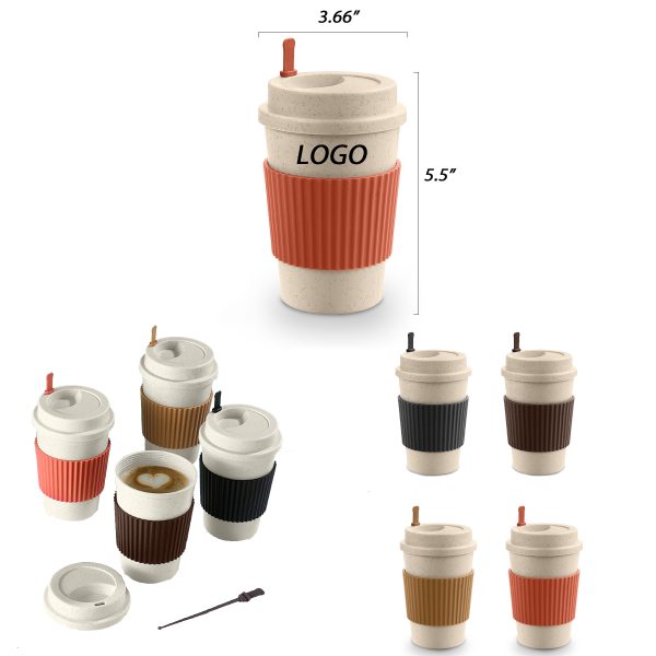 17 Oz. Eco Wheat Coffee Cup