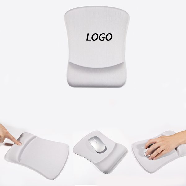 Silicone Mouse Pad with Wrist Support Rest