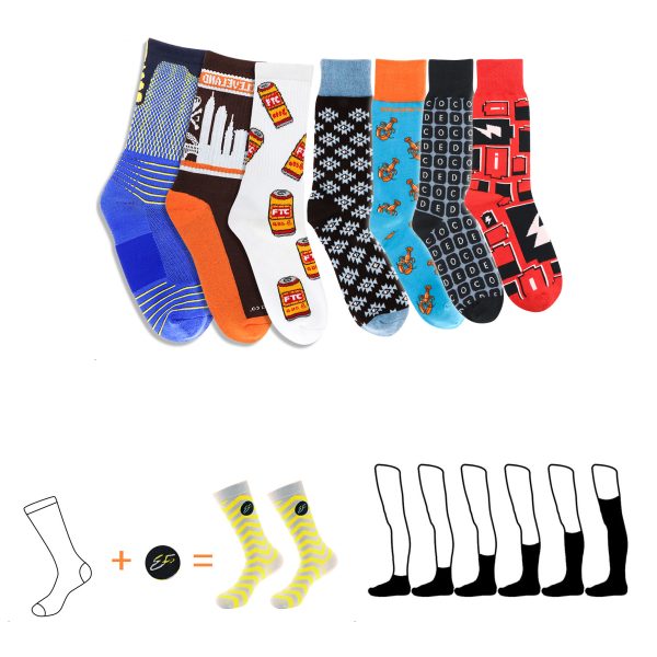 Mid Calf Crew Knit In Executive Dress Socks