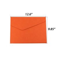 PU Leather A4 File Envelope Document Bag - Image 2