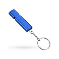 Aluminum High Decibel Whistle Keychain - Image 5