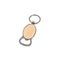 Wooden Bottle Opener w/Keychain - Image 5