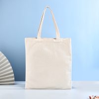 12 oz Cotton Portable Shopping Canvas Tote Bag - Image 4