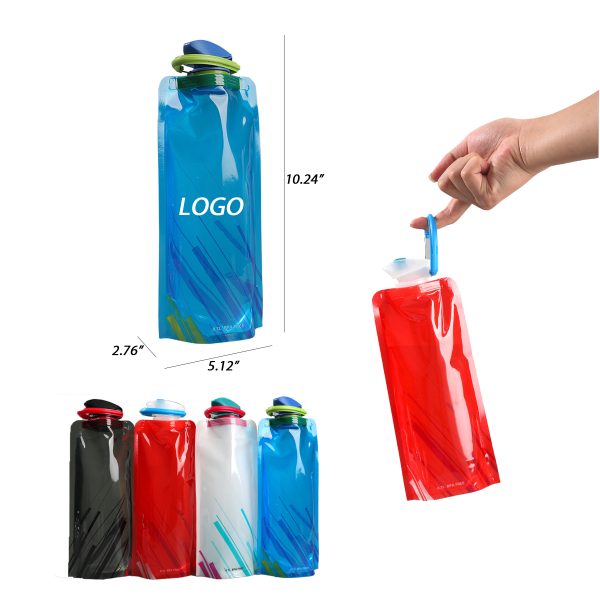 23 oz PE Outdoor Folding Water Bag