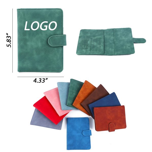 PU Leather Wallet Passport Holder
