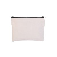 Canvas Zipper Cosmetic Stationery Bag - Image 5