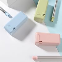 Silicone Collapsible Straw Kit with Case - Image 4