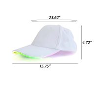 Glowing Baseball Cap with LED Lights - Image 2
