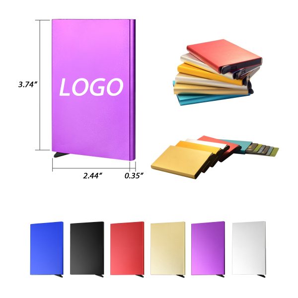 Aluminum Credit Card Holder with Automatic Ejection