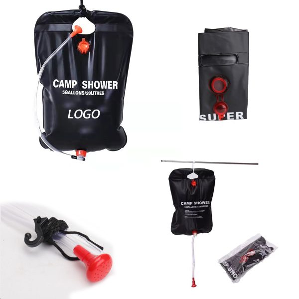 Hanging Shower Bag with Showerheads