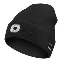 Bluetooth LED Lighting Rechargeable Music Beanies - Image 2
