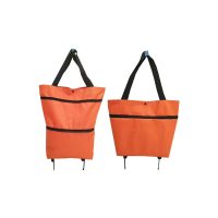 Foldable Expandable Shopping Bag w/Wheels - Image 4