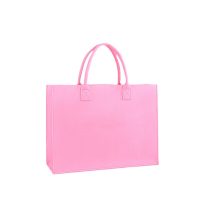 16" x 5" x 12"  Felt Shopping Tote Bag - Image 2