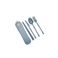 Straw Rotatable Box Cutlery Set - Image 2