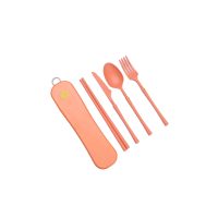 Straw Rotatable Box Cutlery Set - Image 3