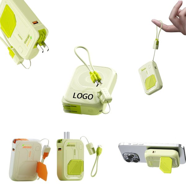 22.5w Wireless 10000mAh Power Bank w/Cable