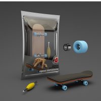 Maple Finger Skateboard w/Wearings - Image 3