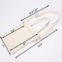 Multi-compartment Tote Canvas Bag - Image 2