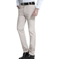 Stretch Canvas Men's Field Khaki Straight Leg Pant - Image 2