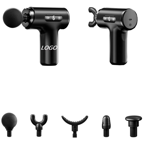 Lightweight and durable multifunctional low noise massage gun