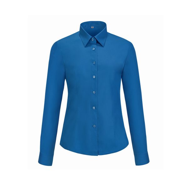 Twill Women's Long Sleeve Dress Shirt