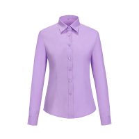 Twill Women's Long Sleeve Dress Shirt - Image 3