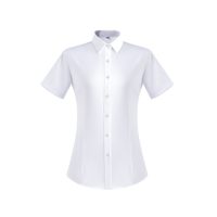 Women's Short Sleeve Button Down Shirt - Image 2