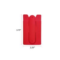 Silicone Phone Wallet with Kickstand - Image 2