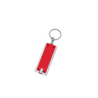 Slim Rectangular LED Flashlight with Rotating Keychain - Image 4