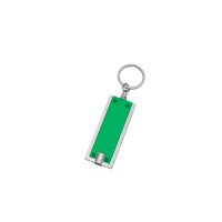 Slim Rectangular LED Flashlight with Rotating Keychain - Image 5