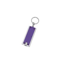 Slim Rectangular LED Flashlight with Rotating Keychain - Image 6