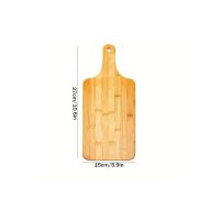 Bamboo cutting board with handle - Image 2