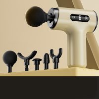 Lightweight and durable multifunctional low noise massage gun - Image 3