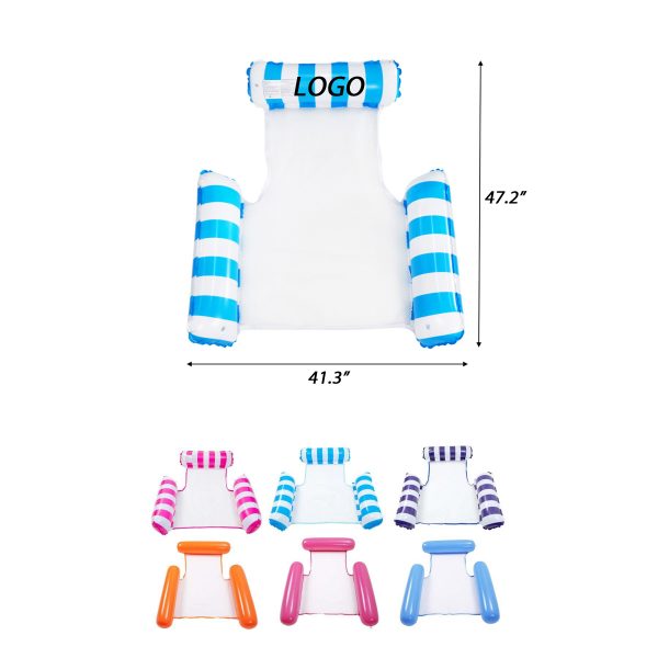 PVC Swimming Pool Floating Backrest Airbed
