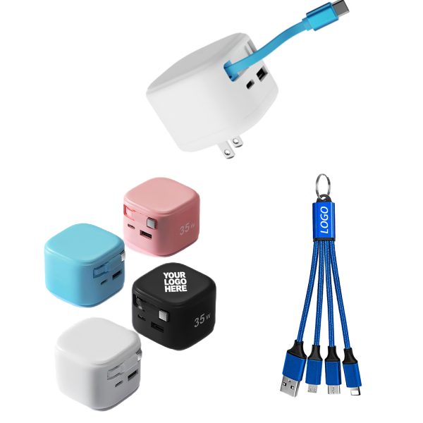 Retractable Charger w/ 3-In-1 Cable