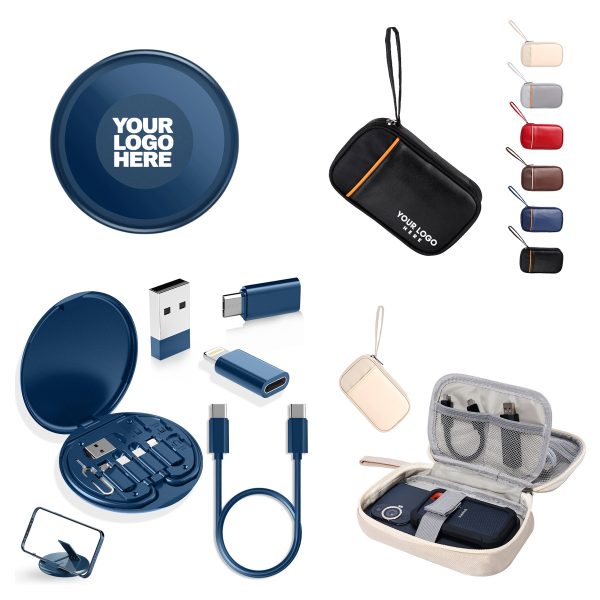 All-In-One Digital Accessory Case and Lanyard Case