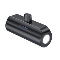5000mAh Capsule Power Bank w/All-in-One Cable - Image 2