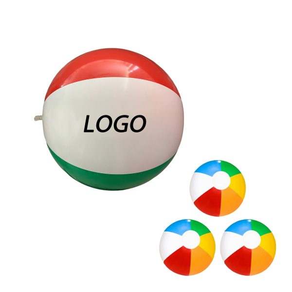 16" Colorful Inflatable Beach Ball