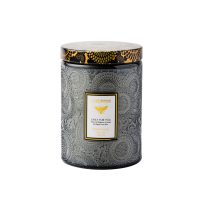 8 oz. Embossed Cup Natural Soy Candle - Image 2